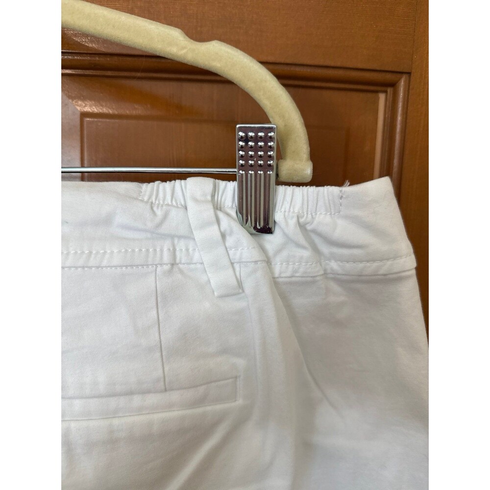 Talbots 20WP Perfect Crop Pant in White - Picture 7 of 7